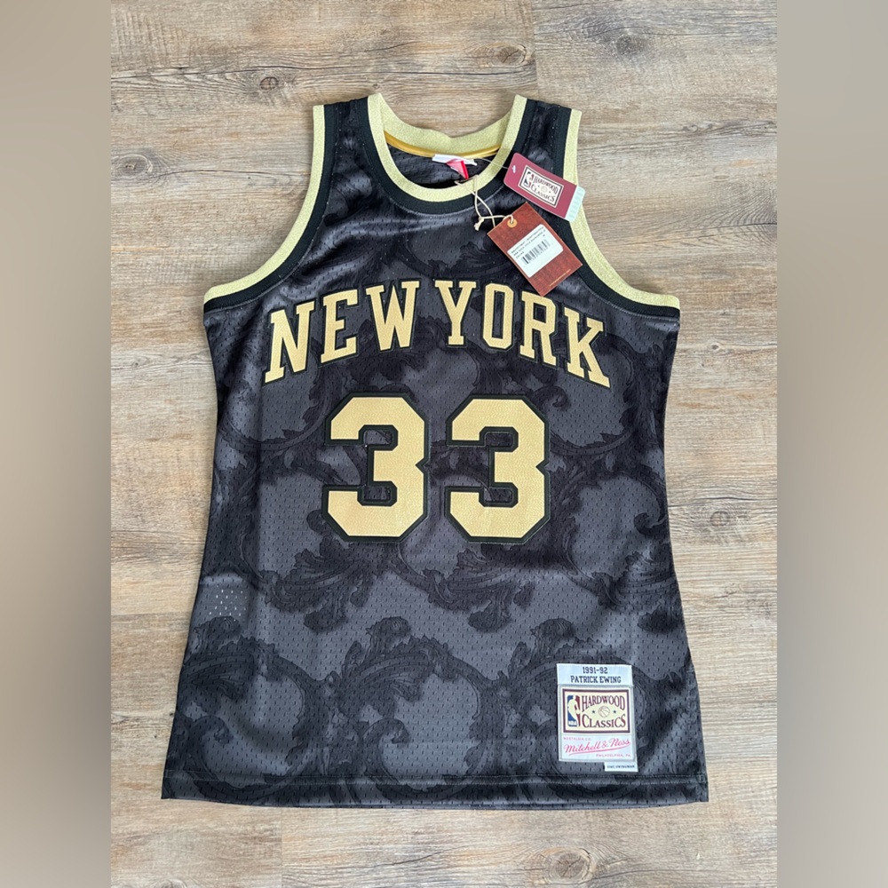 Patrick Ewing New York Knicks Mitchell & Ness 1991-92 jersey – Black